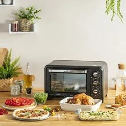 Moulinex OX444810 Optimo Forno Elettrico Ventilato 19 Litri, Potenza 1380 W, Max 240°C, Forno Per Pizza, Carne, Pesce, Dolci, Con 6 Modalità Di Cottura, Timer, 2 Accessori -Fornello Italia 100643915 3