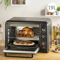 Moulinex OX444810 Optimo Forno Elettrico Ventilato 19 Litri, Potenza 1380 W, Max 240°C, Forno Per Pizza, Carne, Pesce, Dolci, Con 6 Modalità Di Cottura, Timer, 2 Accessori -Fornello Italia 100643915 4