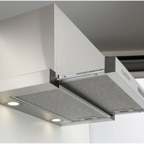 Klarstein Vinea Cappa Aspirante Ad Incasso A Schermo Piatto 60 Cm Argento 4 Klarstein Vinea Cappa Aspirante Ad Incasso A Schermo Piatto 60 Cm Argento - immagine 2