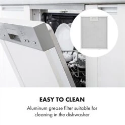 Klarstein Contempo Cappa Aspirante Sottopensile 60cm 175m³/h LED Inox Acrilico -Fornello Italia 13296317 5