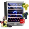 Klarstein Vinovilla 43 Built-In Duo Cantinetta Vino A Due Zone 129l 43 Bott. 3 Colori Anta In Vetro -Fornello Italia 14061923 1