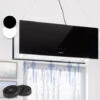 Klarstein Kronleuchter XL Cappa A Isola 90cm Scarico: 590m³/h LED Touch Nero -Fornello Italia 14062090 1