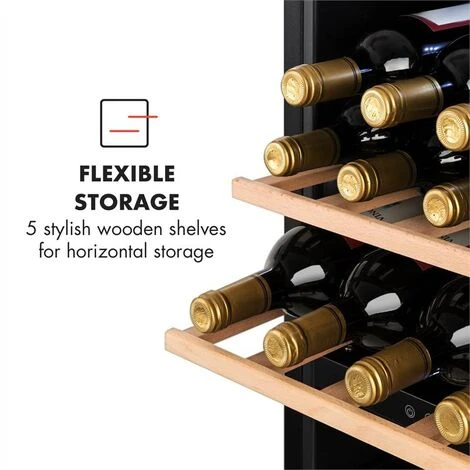 Klarstein Barossa 102 Duo Set Frigo Per Vini 2 Zone 102 Bottiglie Ripiano Per Calici 6 Klarstein Barossa 102 Duo Set Frigo Per Vini 2 Zone 102 Bottiglie Ripiano Per Calici - immagine 4
