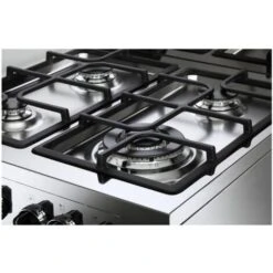 DeLonghi De Longhi GEMMA 66 M2 ED Linea Gemma Cucina A Gas Libera Installazione Forno Elettrico 4 Fuochi Griglie In Ghisa Classe Energetica A Bruciatore Tripla Corona 3D Vent Pizza Stone 9 Funzioni 60 Cm Accia -Fornello Italia 14976898 4