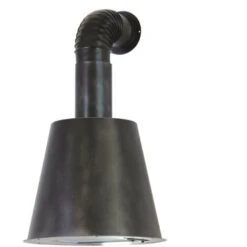 Cappa Aspirante URBAN STYLE In Acciaio Inox Antracite Cm Ø50