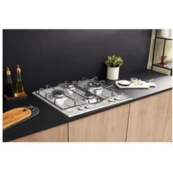 Hotpoint Ariston PCN 642 T/IX/HAR Piano Cottura A Gas 4 Zone 60 Cm Acciaio Inox -Fornello Italia 16505115 3