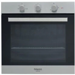 Hotpoint FA3 530 H IX HA Forno Elettrico Da Incasso 6 Funzioni Tradizionali Diamond Clean 66Lt Inox/Nero A