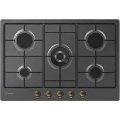 Candy CHW74WGTGH Piano Cottura A Gas 5 Zone 75 Cm Grigio