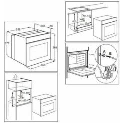 Electrolux FR53X Forno Elettrico Multifunzione Da Incasso Capacita' 70 Litri Classe Energetica A 60 Cm Funzione Pizza Acciaio Inox Antimpronta -Fornello Italia 16521211 3