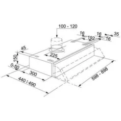 Franke 315.0547.778 FSI 932 GR Cappa Ad Incasso Con Aletta Estraibile Aspirante Classe Energetica D Sottopensile 3 Velocita' Portata 225 M3/h 90 Cm Grigio -Fornello Italia 16525124 3