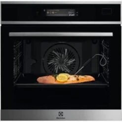 Electrolux EOB9S21WX Forno Elettrico Multifunzione Da Incasso 100% Vapore SteamBoost Capacita' 70 Litri Classe Energetica A++ 27 Programmi Wi-Fi 60 Cm Nero/Acciaio Inox Antimpronta
