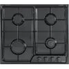 DeLonghi YNF 46 ASV Piano Cottura A Gas 4 Zone Griglie In Piattina Smaltata 58 Cm Nero -Fornello Italia 16708476 1