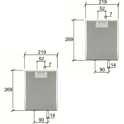 2 FILTRI ELICA / WHIRLPOOL 481248048083 CAPPA METALLICO 269x219x9 Mm F 241 3 2 FILTRI ELICA / WHIRLPOOL 481248048083 CAPPA METALLICO 269x219x9 Mm F 241