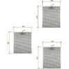 FRANKE 1960373 ARISTON 059594 FILTRO CAPPA ALLUMINIO 253X300mm 39610300 F204 3PZ -Fornello Italia 18219952 1