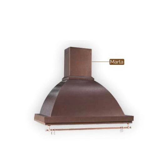 Cappa Parete MARTA Da 90cm Finitura Ramata Prod. Italia 90X50 4 Cappa Parete MARTA Da 90cm Finitura Ramata Prod. Italia 90X50 - immagine 2