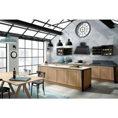 CAPPA A PARETE ACCIAIO VERNICIATO NERO DA 80 INFINITY MADE IN ITALY 5 CAPPA A PARETE ACCIAIO VERNICIATO NERO DA 80 INFINITY MADE IN ITALY - immagine 3