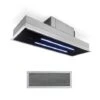 Klarstein High Line Cappa A Soffitto 77cm 410 M3/h 75W 3 Livelli Telecomando Nero -Fornello Italia 22853874 1