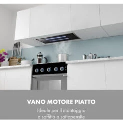 Klarstein High Line Cappa A Soffitto 77cm 410 M3/h 75W 3 Livelli Telecomando Nero 11 Klarstein High Line Cappa A Soffitto 77cm 410 M3/h 75W 3 Livelli Telecomando Nero -Fornello Italia 22853874 5