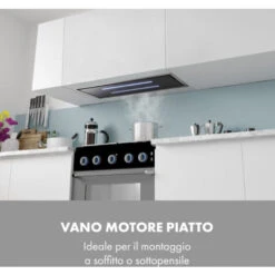 Klarstein High Line Cappa A Soffitto 90cm 410 M3/h 75W 3 Livelli Telecomando Nero 11 Klarstein High Line Cappa A Soffitto 90cm 410 M3/h 75W 3 Livelli Telecomando Nero -Fornello Italia 22853877 5