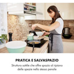 Klarstein Mariana 60 Cappa A Schermo Piatto 500 M³/h Di Scarico LED Bianco 8 Klarstein Mariana 60 Cappa A Schermo Piatto 500 M³/h Di Scarico LED Bianco -Fornello Italia 22854200 2