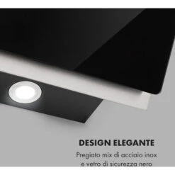 Klarstein Alessia Cappa Aspirante Senza Testa 350 M³/h Push Control Nero -Fornello Italia 22989881 3