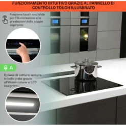 Klarstein Royal Flush Eco Cappa Aspirante, 90 Cm, 576 M³/h, A+ -Fornello Italia 23702107 4