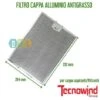 Filtro Cappa Metallico Alluminio Tecnowind 284 Mm X 352 Mm Antigrasso Cappa Aspirante -Fornello Italia 23987915 1