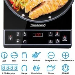 Piastre Ad Induzione 2000W Piano Cottura Induzione Funzione Mantenimento A Caldo Timer Con 6 Programmi -Fornello Italia 27194610 3