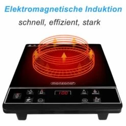 Piastre Ad Induzione 2000W Piano Cottura Induzione Funzione Mantenimento A Caldo Timer Con 6 Programmi -Fornello Italia 27194610 4