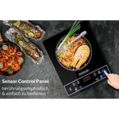 Piastre Ad Induzione 2000W Piano Cottura Induzione Funzione Mantenimento A Caldo Timer Con 6 Programmi -Fornello Italia 27194610 5