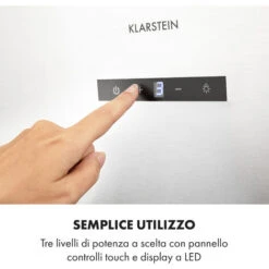 Klarstein Silver Lining 90, Cappa Aspirante, 90 Cm, 568m³/h , EEK A, Acciaio Inox -Fornello Italia 27421853 5