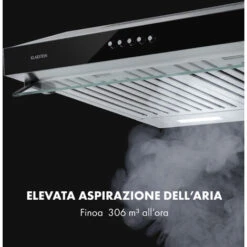 Klarstein Purista Americana, Cappa Aspirante, Filtro Baffle, 306 M³/h 10 Klarstein Purista Americana, Cappa Aspirante, Filtro Baffle, 306 M³/h -Fornello Italia 27717633 4