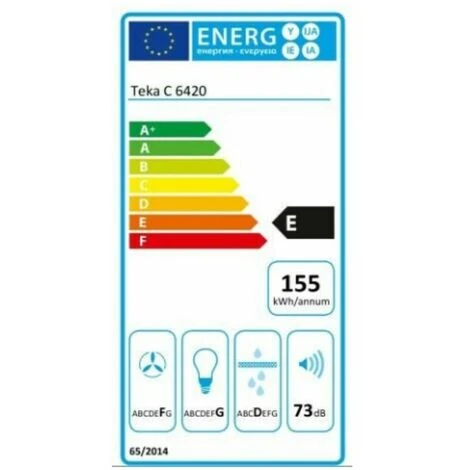 Cappa Classica Teka C6420BK 60 Cm 375 M3/h 73 DB 316W 4 Cappa Classica Teka C6420BK 60 Cm 375 M3/h 73 DB 316W - immagine 2
