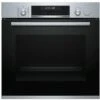 Bosch HRA518BS1 Serie 6 Forno Elettrico Da Incasso Capacita' 71 Litri Classe Energetica A Vapore Display LCD 30 Programmi 60 X 60 Nero/Acciaio Inox -Fornello Italia 28962462 1