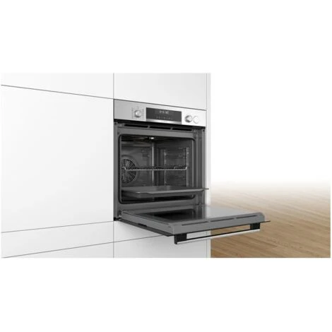 Bosch HRA518BS1 Serie 6 Forno Elettrico Da Incasso Capacita' 71 Litri Classe Energetica A Vapore Display LCD 30 Programmi 60 X 60 Nero/Acciaio Inox 6 Bosch HRA518BS1 Serie 6 Forno Elettrico Da Incasso Capacita' 71 Litri Classe Energetica A Vapore Display LCD 30 Programmi 60 X 60 Nero/Acciaio Inox - immagine 4
