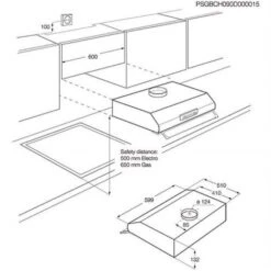 Cappuccio Visiera 60 Cm 368 M3/h In Acciaio Inox - Fht6137x - Faure -Fornello Italia 34740652 3