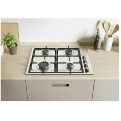 Candy CHG6LX Piano Cottura A Gas Su Metallo 4 Zone Manopola Inox Lateral Inox Griglie In Ghisa 60 Cm 4 Livelli Di Potenza Inox/Lamiera -Fornello Italia 35008214 3