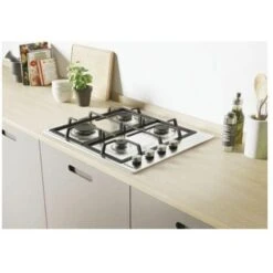 Candy CHG6LX Piano Cottura A Gas Su Metallo 4 Zone Manopola Inox Lateral Inox Griglie In Ghisa 60 Cm 4 Livelli Di Potenza Inox/Lamiera -Fornello Italia 35008214 4