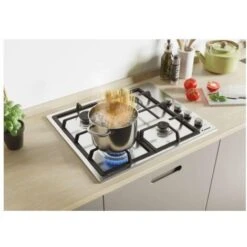 Candy CHG6LX Piano Cottura A Gas Su Metallo 4 Zone Manopola Inox Lateral Inox Griglie In Ghisa 60 Cm 4 Livelli Di Potenza Inox/Lamiera -Fornello Italia 35008214 5