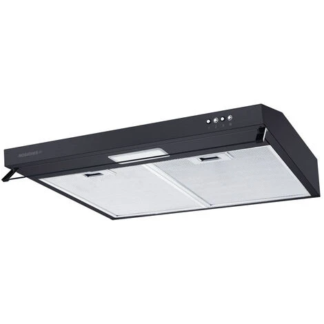 Cappuccio Visiera 60cm 348m3/h Nero - Rhc638/1pn - Rosieres 3 Cappuccio Visiera 60cm 348m3/h Nero - Rhc638/1pn - Rosieres