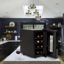 Cantinetta Per Vino Frigo 8 Bottiglie LED Singola Zona Bacchus VIII -Fornello Italia 39837424 3