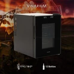 Cantinetta Frigo Per Vino 12 Bottiglie Singola Zona LED Bacchus XII -Fornello Italia 39837429 4