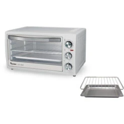 Forno Elettrico 35L 1500W Statico Ventilato Timer Vassoio Griglia Colore Bianco -Fornello Italia 39916635 5