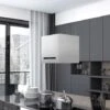 Nova Cappa Da Cucina Ad Isola Sospesa LCD Con Sensore Acciaio Cappa Elegante Vari Dimensioni Dimensioni : 37 Cm -Fornello Italia 42227661 1
