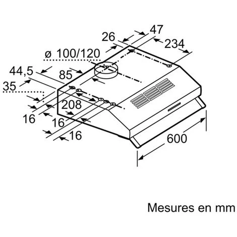 Cappa Classica 60cm 350m3/h Bianca - Dul63cc20 - Bosch 7 Cappa Classica 60cm 350m3/h Bianca - Dul63cc20 - Bosch - immagine 5