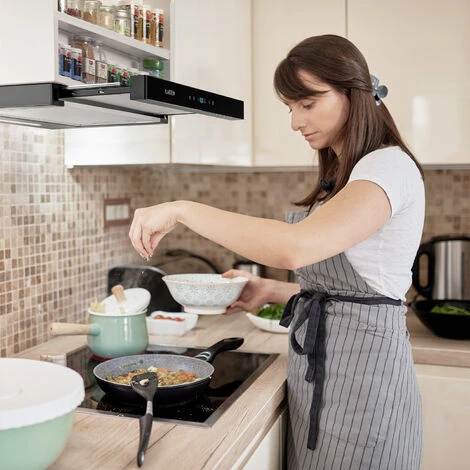 Klarstein Mariana Neo 60, Cappa A Schermo Piatto, 60 Cm, Scarico, LED, 640 M³/h 4 Klarstein Mariana Neo 60, Cappa A Schermo Piatto, 60 Cm, Scarico, LED, 640 M³/h - immagine 2