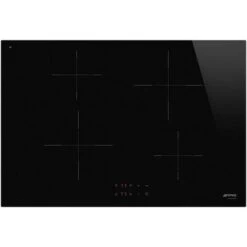 Smeg SI2741D Piano Cottura A Induzione In Vetroceramica Semifilo 4 Zone 75 Cm Touch Control 9 Livelli Di Potenza Nero -Fornello Italia 46469141 4