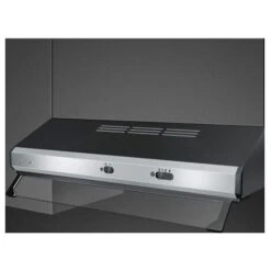 Smeg KSEC61XE2 Cappa Da Incasso A Vista Aspirante Estetica Universale Classe Energetica D 3 Velocita' Illuminazione LED 60 Cm Acciaio Inox