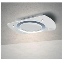 Baraldi 01NIMFR090STW90 Cappa Da Soffitto Nima Free Classe Energetica A 4 Velocita' Comandi Da Remoto Con Telecomandoe Smartphone 90 Cm Bianco/Inox