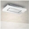 Baraldi 01STVFR090STW90 Cappa Da Soffitto Stivia Free Classe Energetica A 4 Velocita' Comandi Da Remoto Con Telecomando E Smartphone 90 Cm Bianco/Inox -Fornello Italia 50197331 1